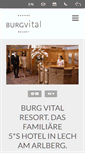 Mobile Screenshot of burgvitalresort.com